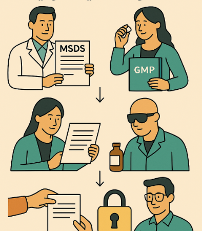 لماذا تعتبر وثيقة MSDS وGMP مهمة؟ خطوات حماية التركيبة