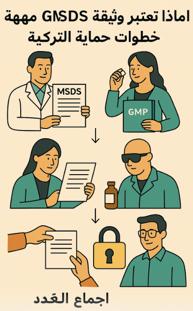 لماذا تعتبر وثيقة MSDS وGMP مهمة؟ خطوات حماية التركيبة